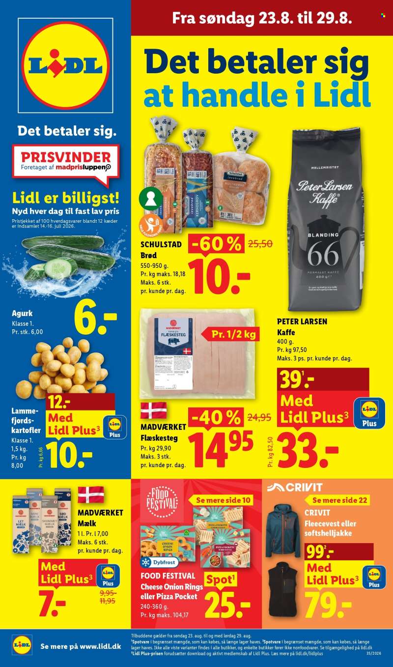 Lidl tilbudsavis  - 23.8.2026 - 29.8.2026.