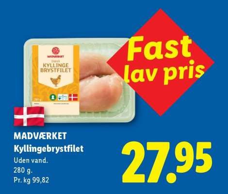 MADVÆRKET Kyllingebrystfilet