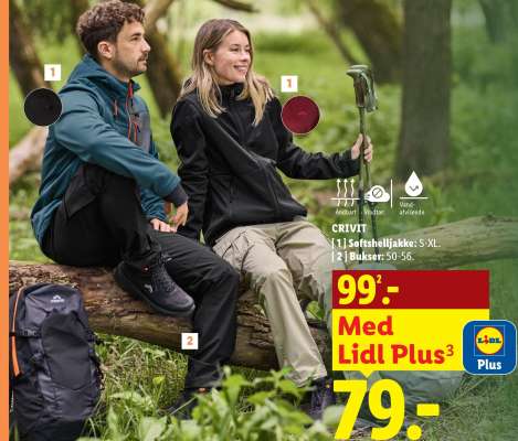 CRIVIT Softshelljakke