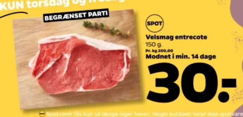 Velsmag entrecote