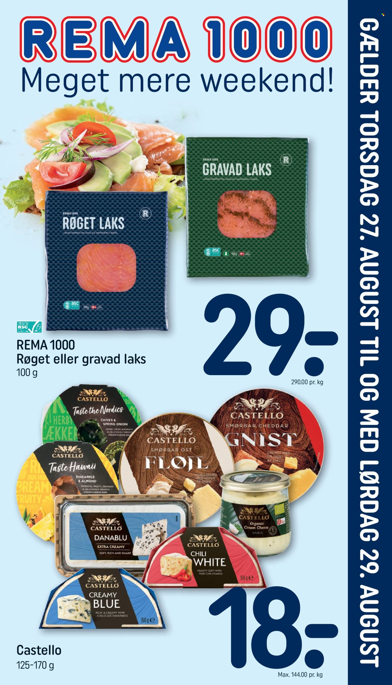 Rema 1000 tilbud - 27.8.2026 - 29.8.2026. Side 1
