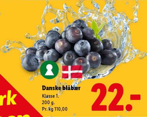 Danske blåbær