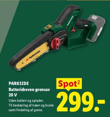 PARKSIDE Batteridreven grensav 20 V