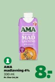 AMA madlavning 4%