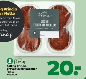 Salling Princip grove fiskefrikadeller