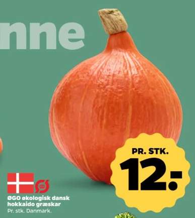 ØGO økologisk dansk hokkaido græskar