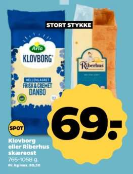 Klovborg eller Riberhus skæreost