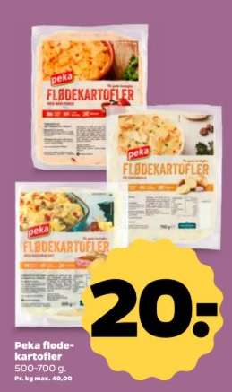 Peka flødekartofler