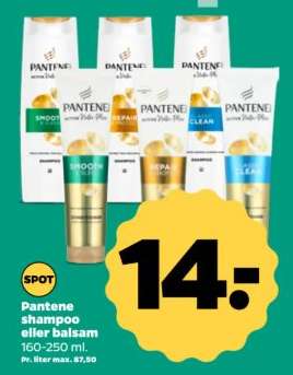 Pantene shampoo eller balsam