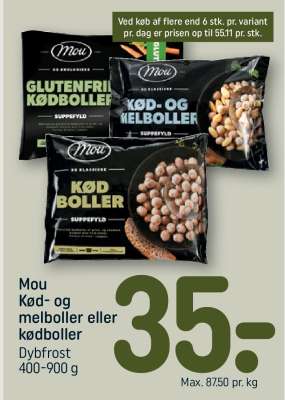 Mou Kød- og melboller eller kødboller
