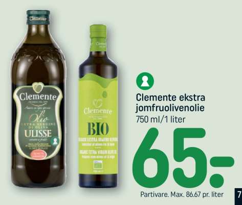 Clemente ekstra jomfruolivenolie
