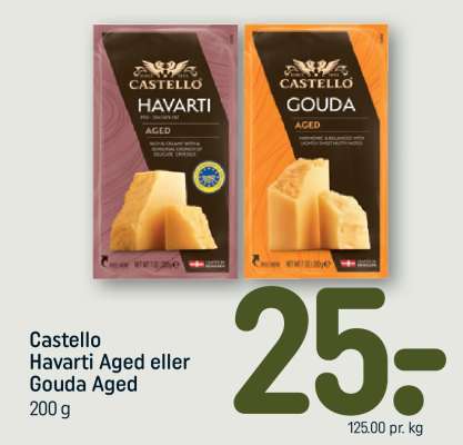 Castello Havarti Aged eller Gouda Aged