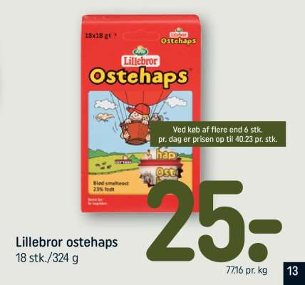 LILLEBROR Ostehaps