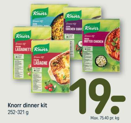 Knorr dinner kit