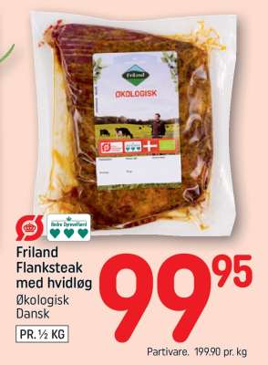 Friland Flanksteak med hvidløg