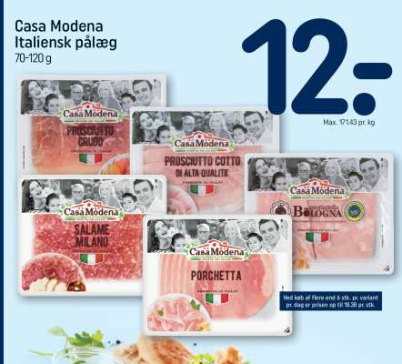 Casa Modena Italiensk pålæg
