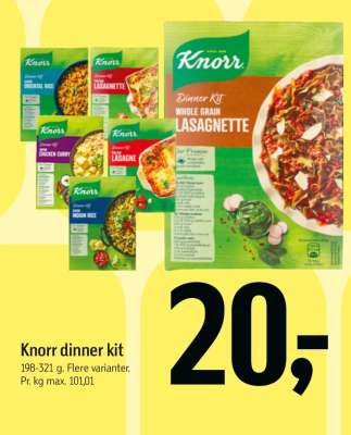 Knorr dinner kit