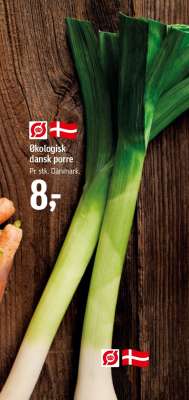 Økologisk dansk porre
