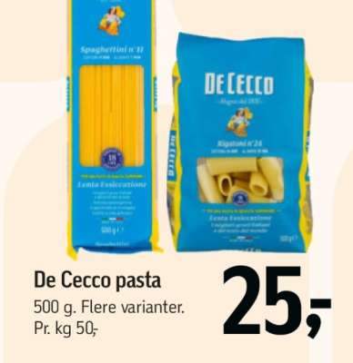 De Cecco pasta