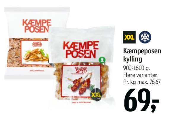 Kæmpeposen kylling