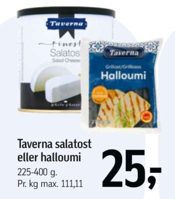 Taverna salatost eller halloumi