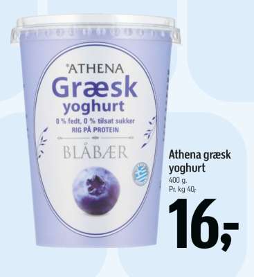 Athena græsk yoghurt