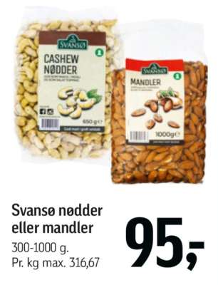 Svansø nødder eller mandler