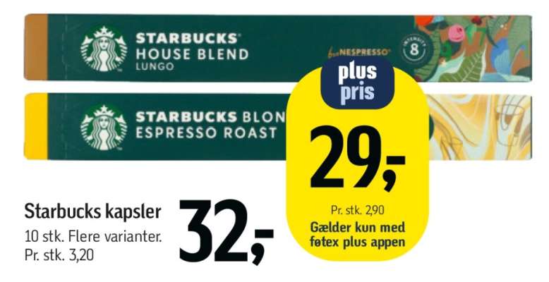 STARBUCKS KAPSLER