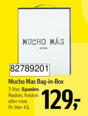 Mucho Mas Bag-in-Box