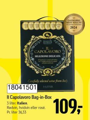 Il Capolavoro Bag-in-Box