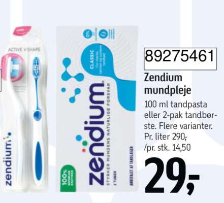 Zendium mundpleje