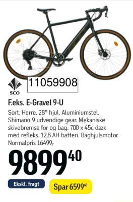 F.eks. E-Gravel 9-U