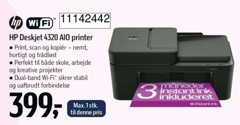 HP Deskjet 4320 AIO printer