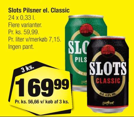 Slots Pilsner el. Classic