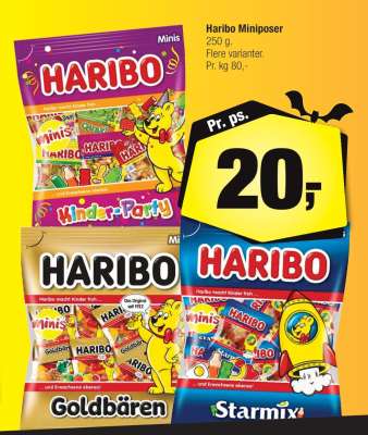 Haribo Miniposer