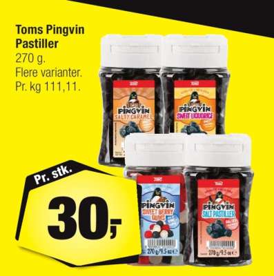 Toms Pingvin Pastiller