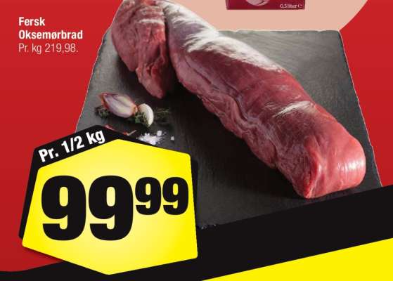 Fersk Oksemørbrad
