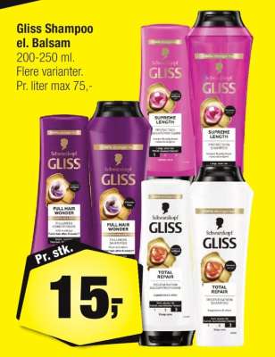 Gliss Shampoo el. Balsam