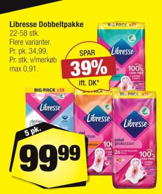 Libresse Dobbeltpakke