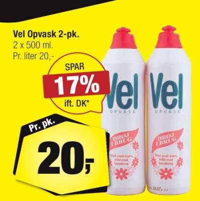 Vel Opvask 2-pk.