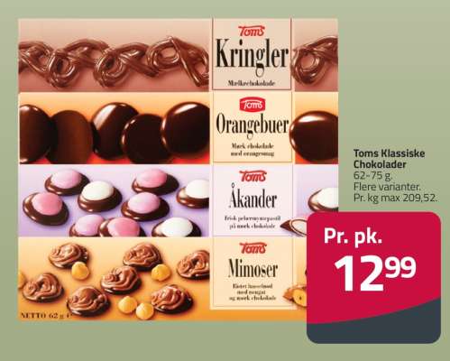 Toms Klassiske Chokolader