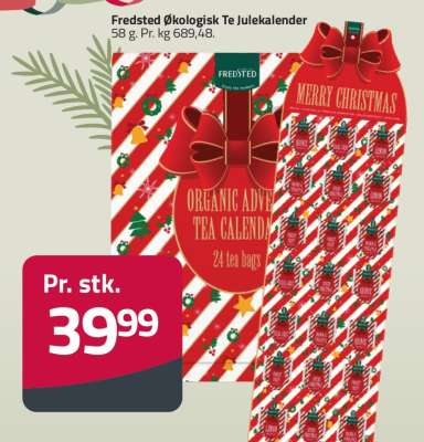 Fredsted Økologisk Te Julekalender
