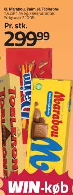 XL Marabou, Daim el. Toblerone