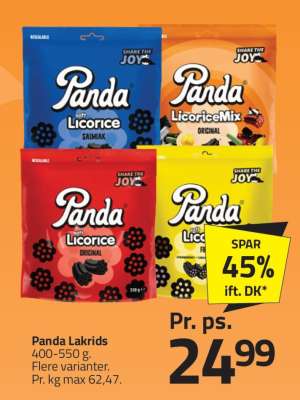 Panda lakrids