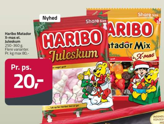 Haribo Matador X-mas el. Juleskum