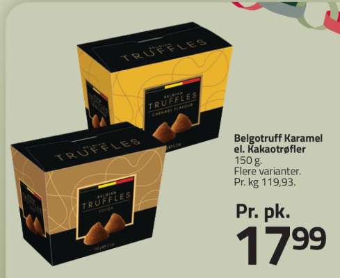 Belgotruff Karamel el. Kakaotrøfler