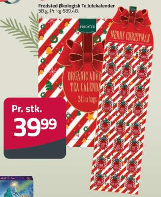 Fredsted Økologisk Te Julekalender