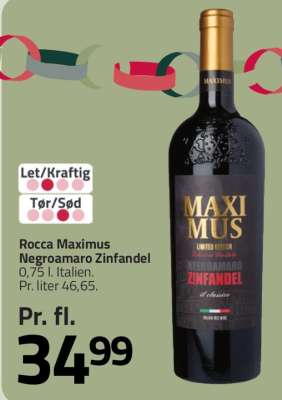Rocca Maximus Negroamaro Zinfandel