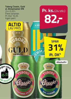 Tuborg Classic, Guld el. Brewmaster IPA
