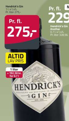 Hendrick's gin